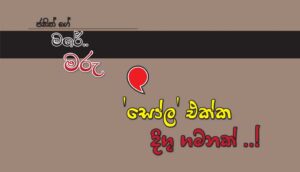 Read more about the article ‘සෝල්’ එක්ක දිගු ගමනක්..!