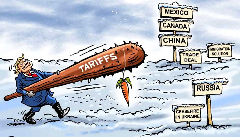 Read more about the article ඩොනල්ඩ් ට්‍රම්ප් ගේ තීරු බදු අධිපති දේශපාලනයේ තවත් මුහුණුවරකි..