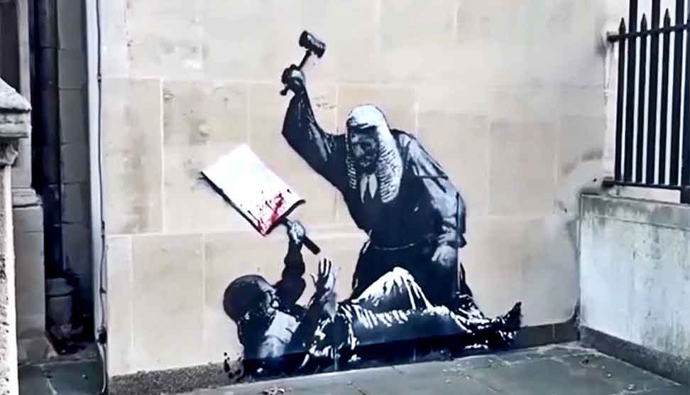 You are currently viewing ජන ඝාතනයට එරෙහි වීදි  චිත්‍රශිල්පියාටත් තහංචි..